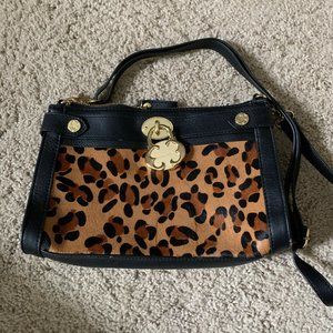 EMMA FOX Crossbody Leopard Print Bag